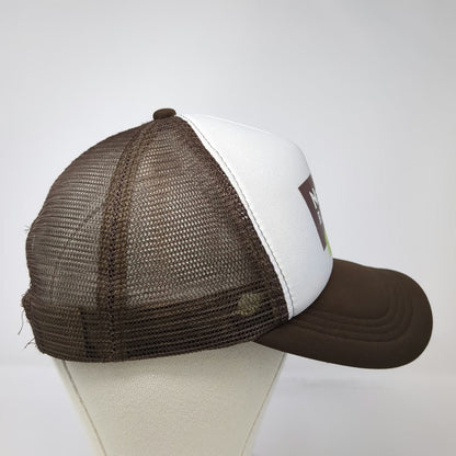 Nature's Reserve ShopRite Brown One Size Trucker Hat Mesh Snapback Foam Front