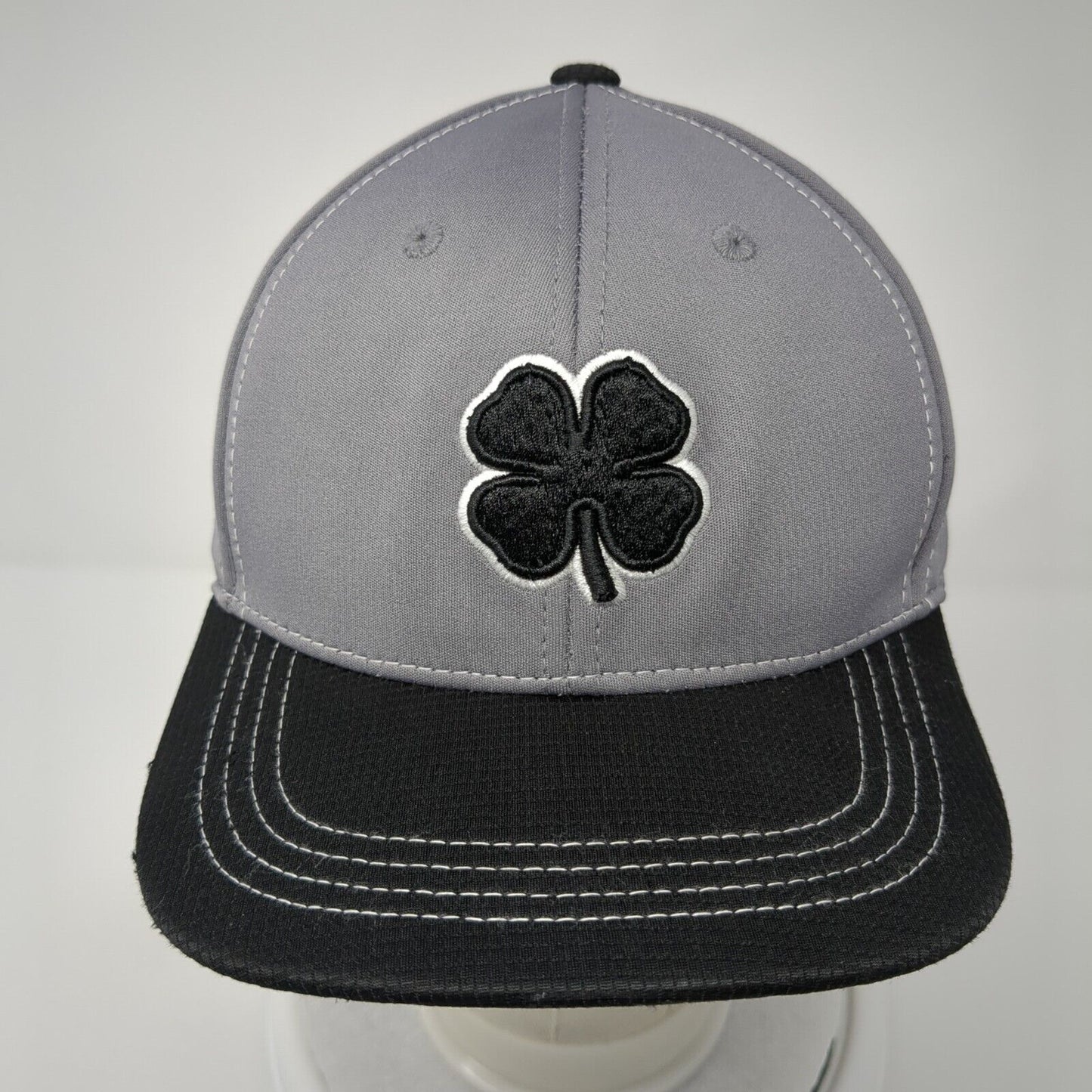 Live Lucky MV Junior Golf Youth Snapback Hat Gray OS Embroidered Black Clover