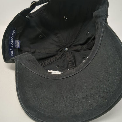 Port & Company Baseball Cap Black One Size Brass Rail Rosalia Wash Cotton Hat