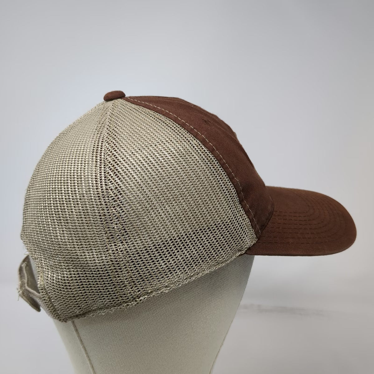 Outdoor Cap Baseball Cap Brown One Size Ducks Unlimited Logo Mesh Back Hat