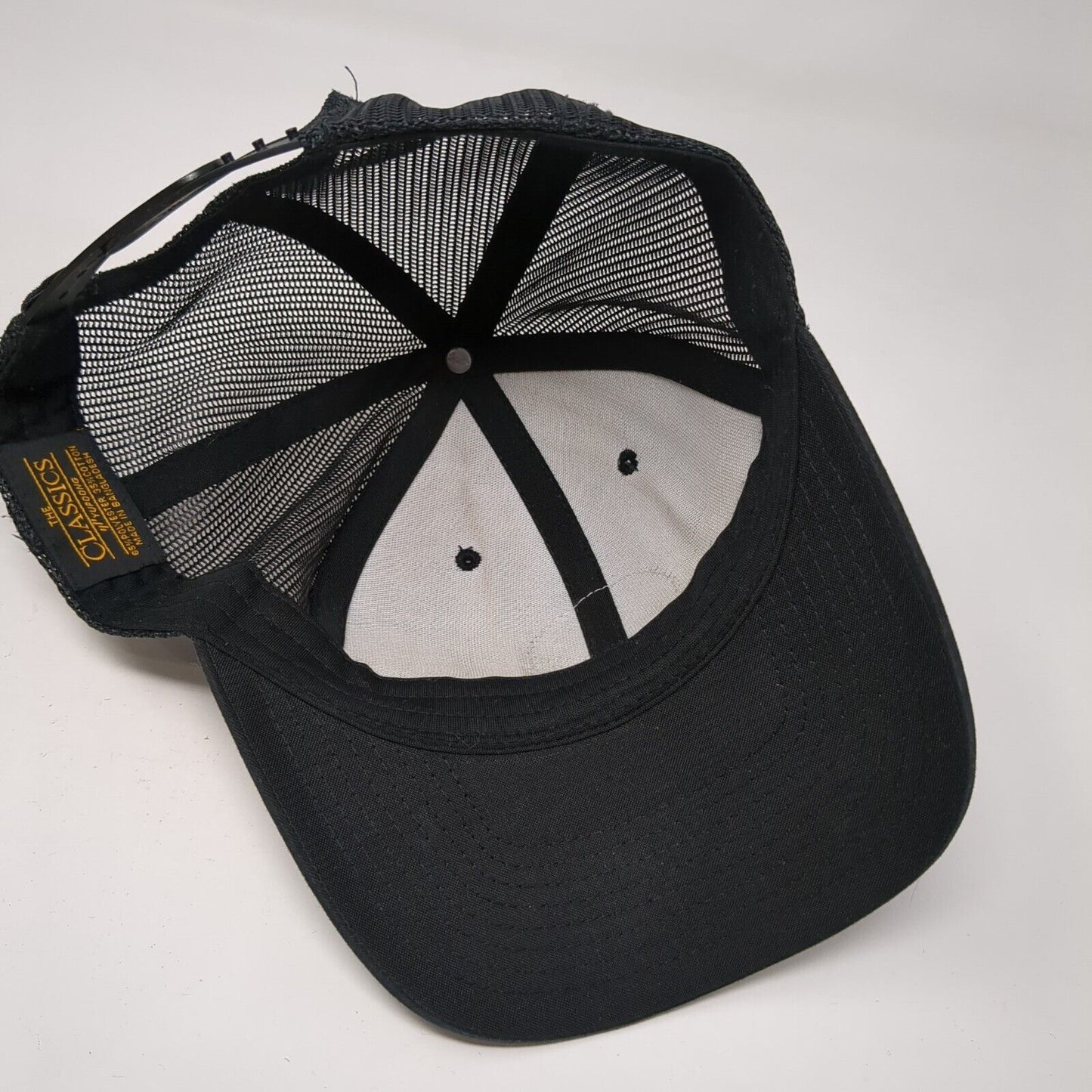 KaiAloha Supply Wailea Maui Snapback Trucker Hat Black OSFA Mesh Back