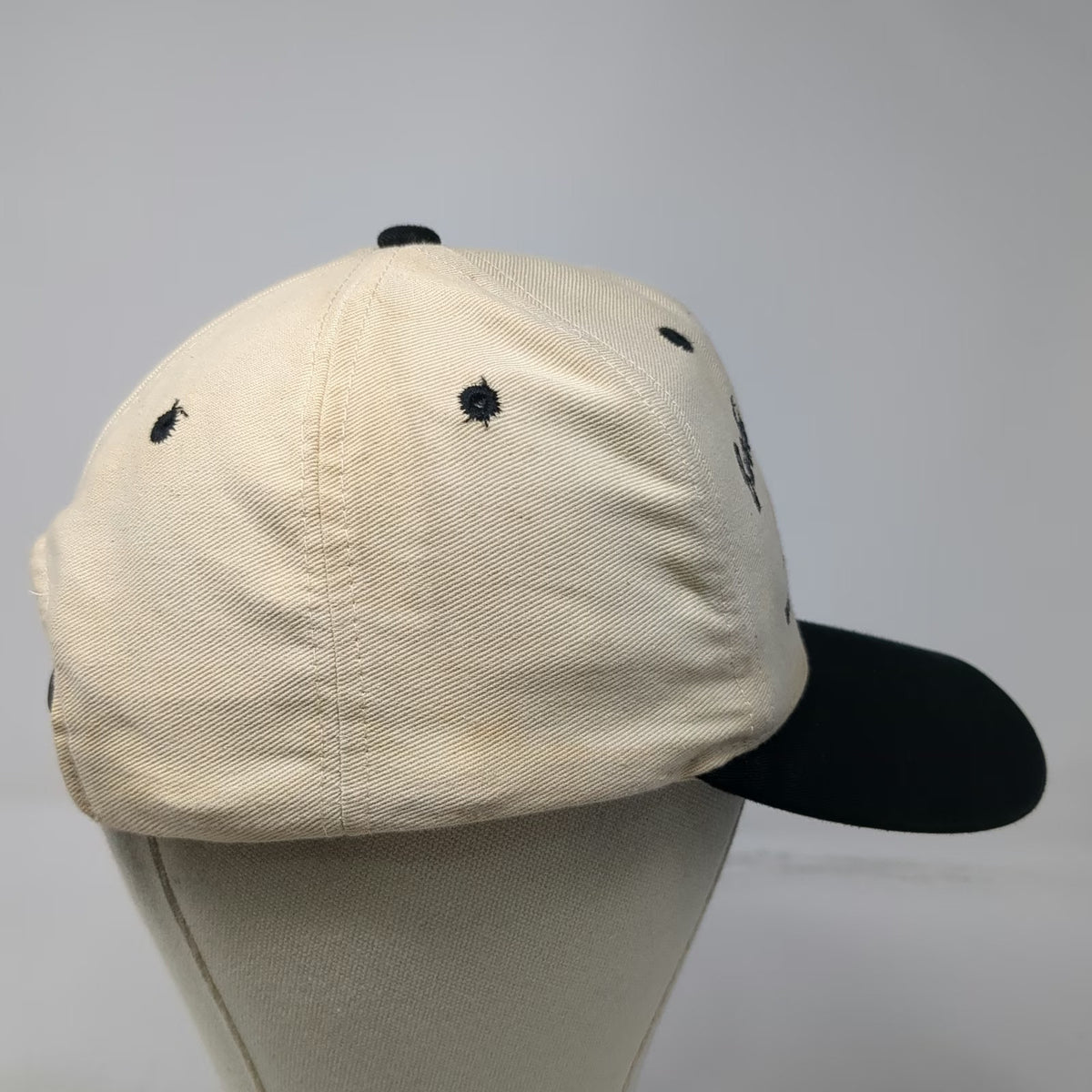 Mohr's Snapback Hat Beige Black One Size Burks Tractor Co Construction Workwear