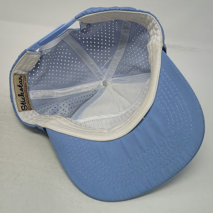 Stickstar Trucker Hat Blue One Size PLC Shield Logo Snapback Rope Laser Cut