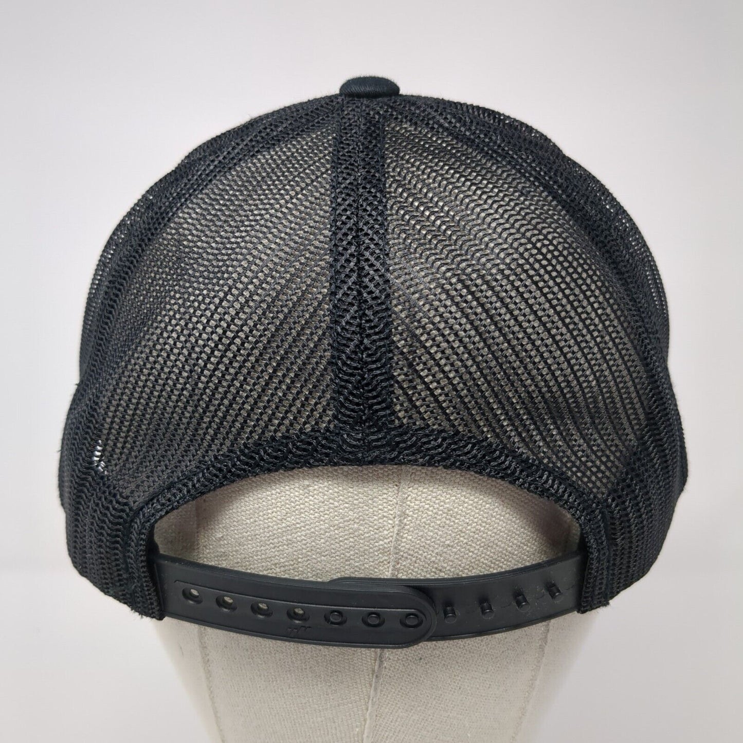 UB Uncle Bob's Snapback Trucker Hat Black One Size Mesh Back Yupoong