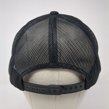 UB Uncle Bob's Snapback Trucker Hat Black One Size Mesh Back Yupoong