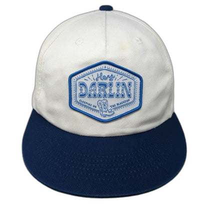 Colter Wall 5 Panel White Hat One Size Hey Darlin Sleeping on the Blacktop Snap
