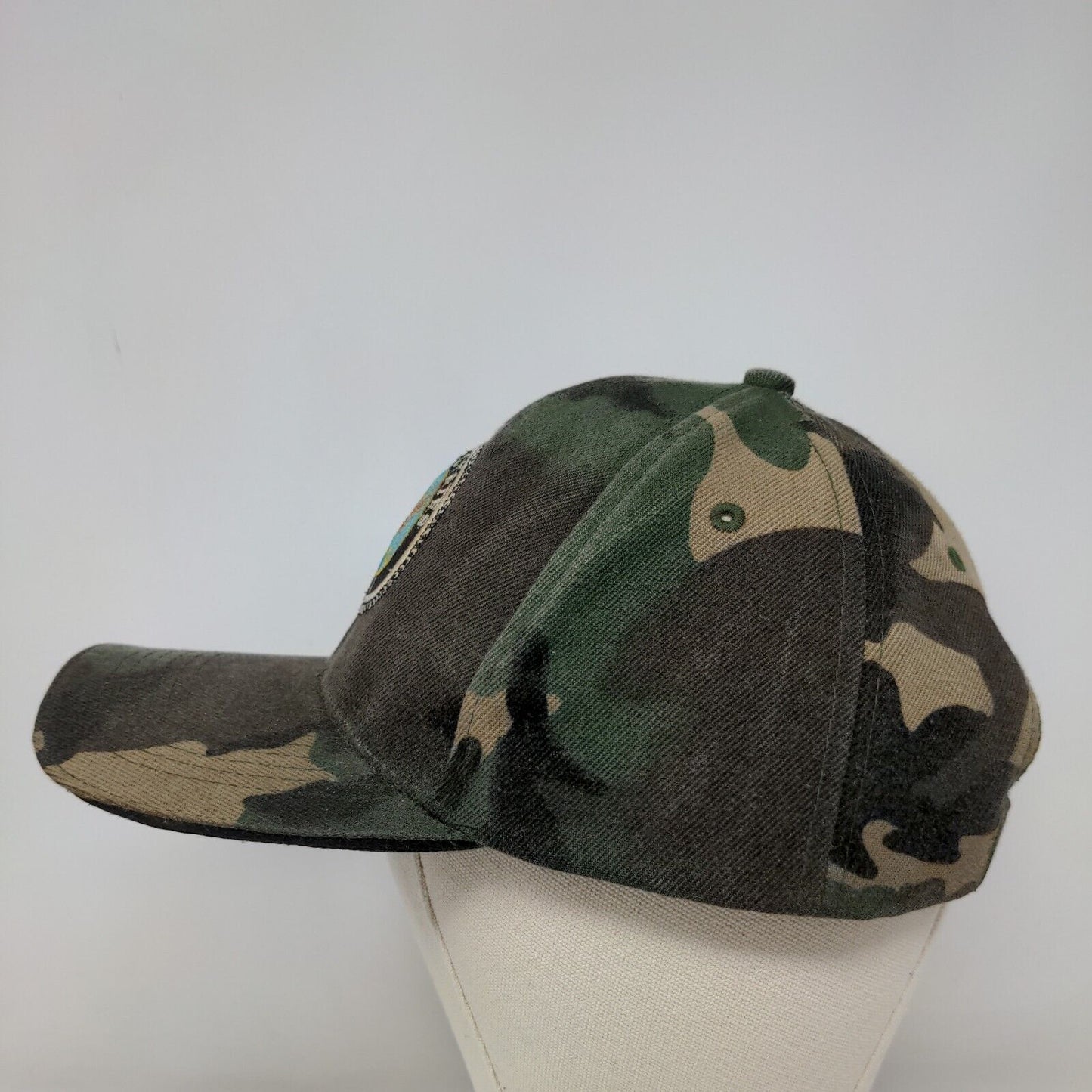 United States Navy Men's Camo Hat Adjustable Embroidered Medallion Logo