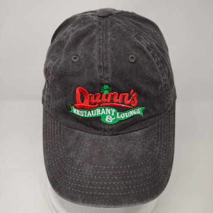 Quinn's Restaurant & Lounge Slideback Hat Gray OSFA Kiss Me I'm Irish