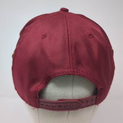 The Flash Fastest Man Alive Snapback Cap Red One Size Adjustable Embroidered
