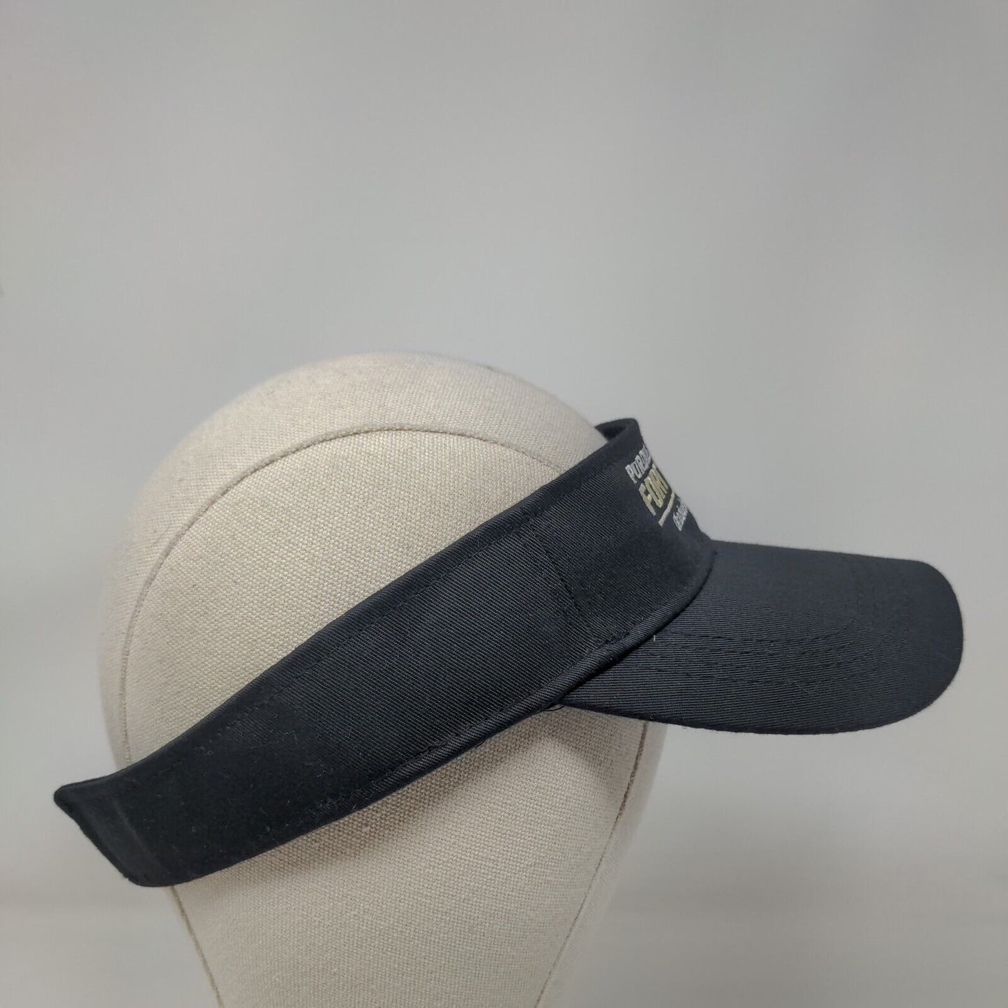 Purdue University Fort Wayne Graduate Studies Sun Visor Cap Hat Black OSFM