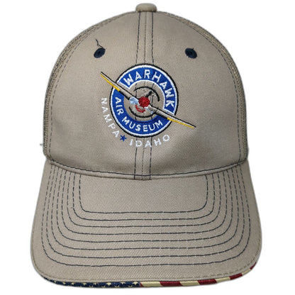 Outdoor Cap Baseball Cap Beige One Size Warhawk Air Museum Mesh Strapback Hat