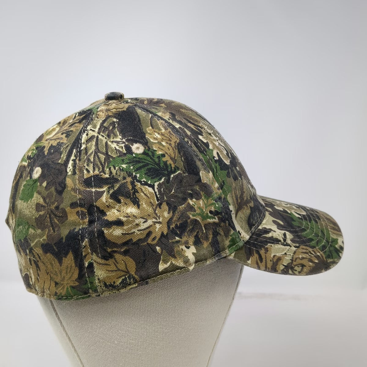 Pendleton Whisky Baseball Cap Green Camo One Size Let'er Buck Hat Logo