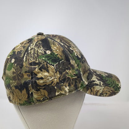 Pendleton Whisky Baseball Cap Green Camo One Size Let'er Buck Hat Logo