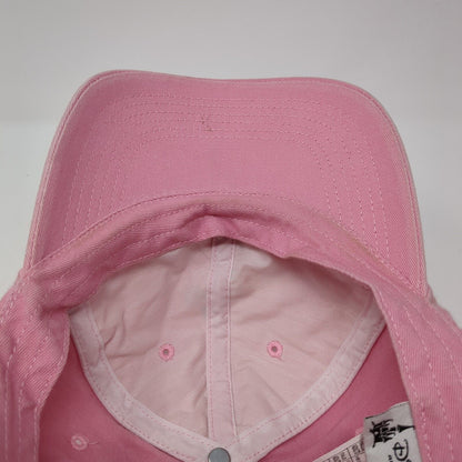 Mickey Mouse Adult Strapback Hat Pink One Size Adjustable Disney Parks Cotton