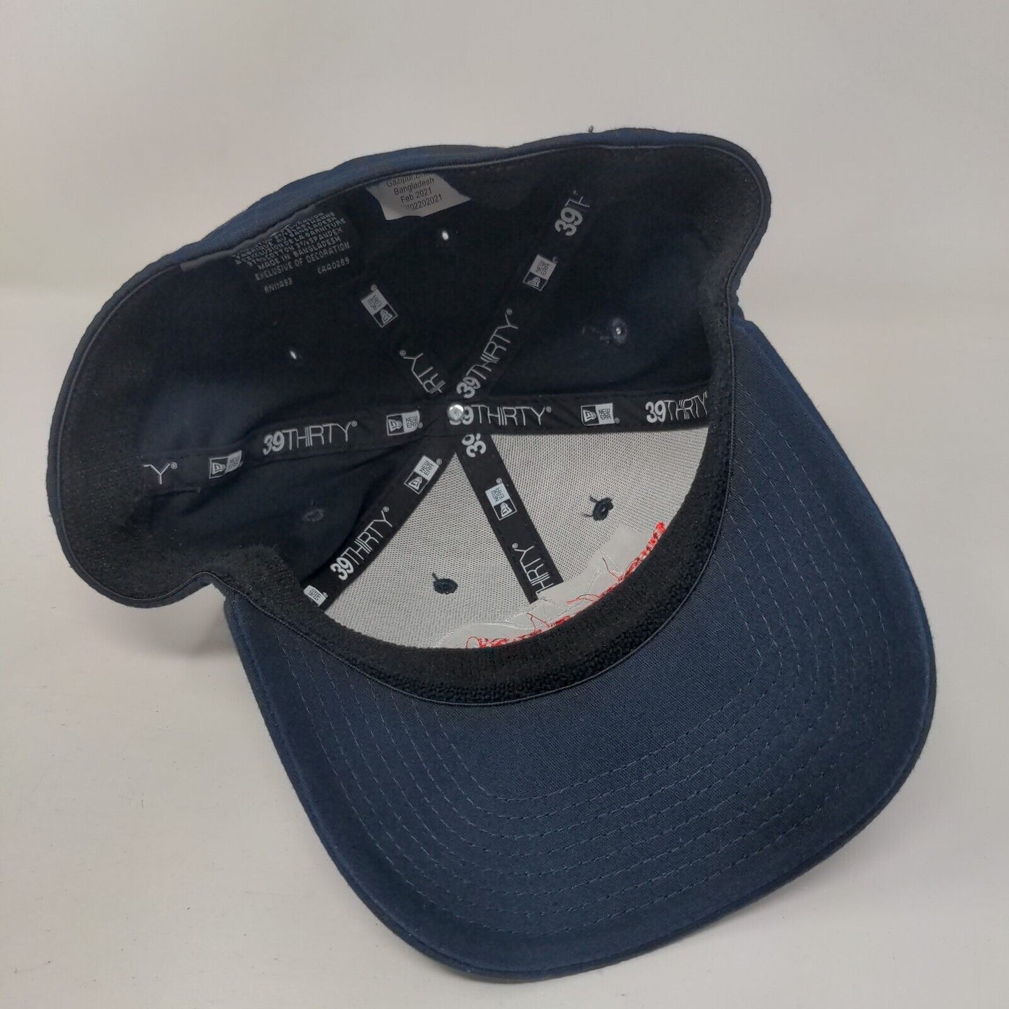 Western Marketing Fitted Hat Blue M/L Embroidered New Era 39Thirty