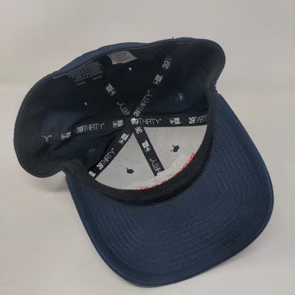 Western Marketing Fitted Hat Blue M/L Embroidered New Era 39Thirty