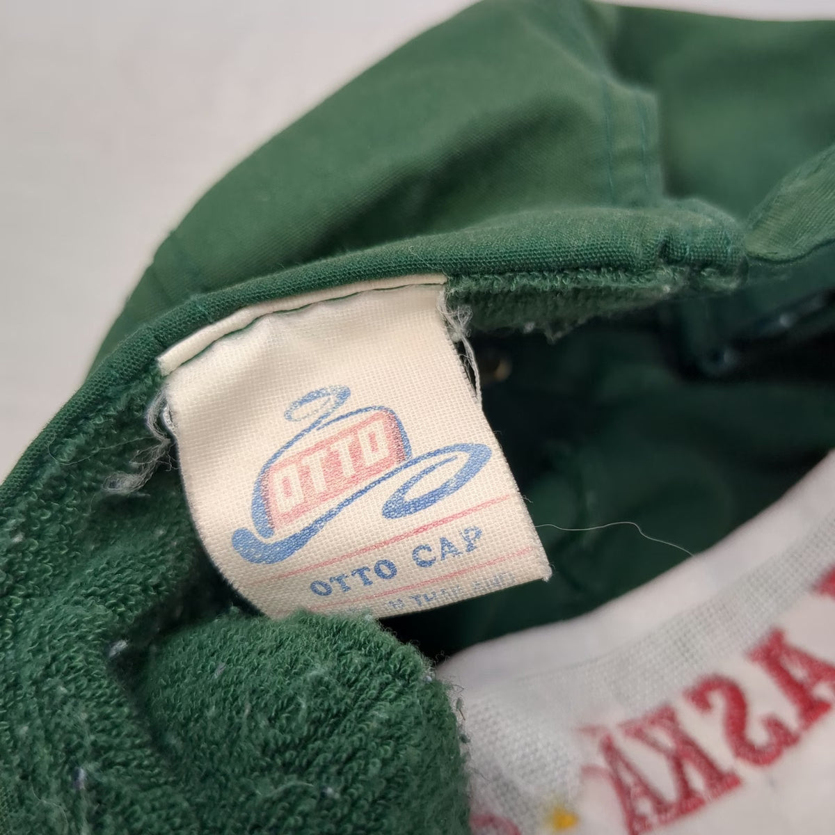Otto Cap 5 Panel Green One Size Alaska Sportsman's Paradise Fishing Rope Hat