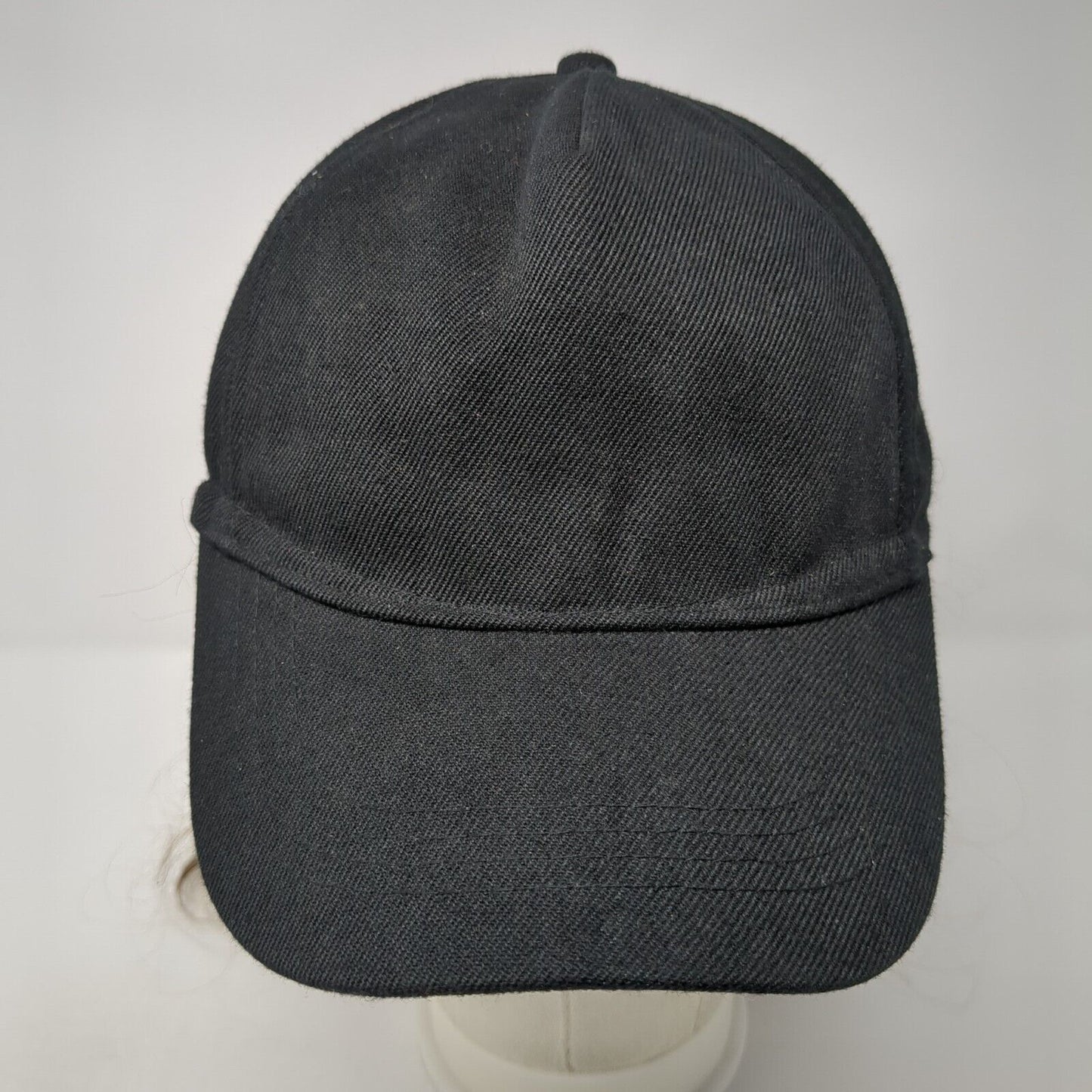 Unbranded Snapback Curly Wig Hat Black One Size Adjustable Lightweight Blank