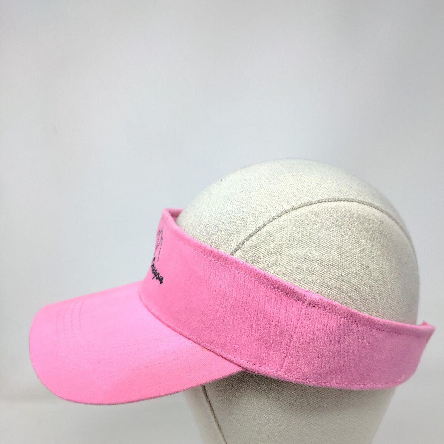 Joseph Oregon Strapback Sun Visor Cap Pink OS Adjustable Embroidered Cap America