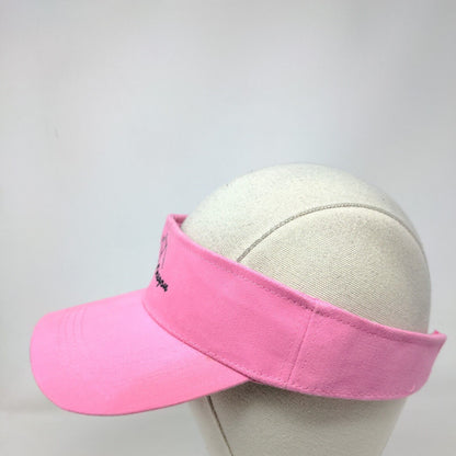 Joseph Oregon Strapback Sun Visor Cap Pink OS Adjustable Embroidered Cap America