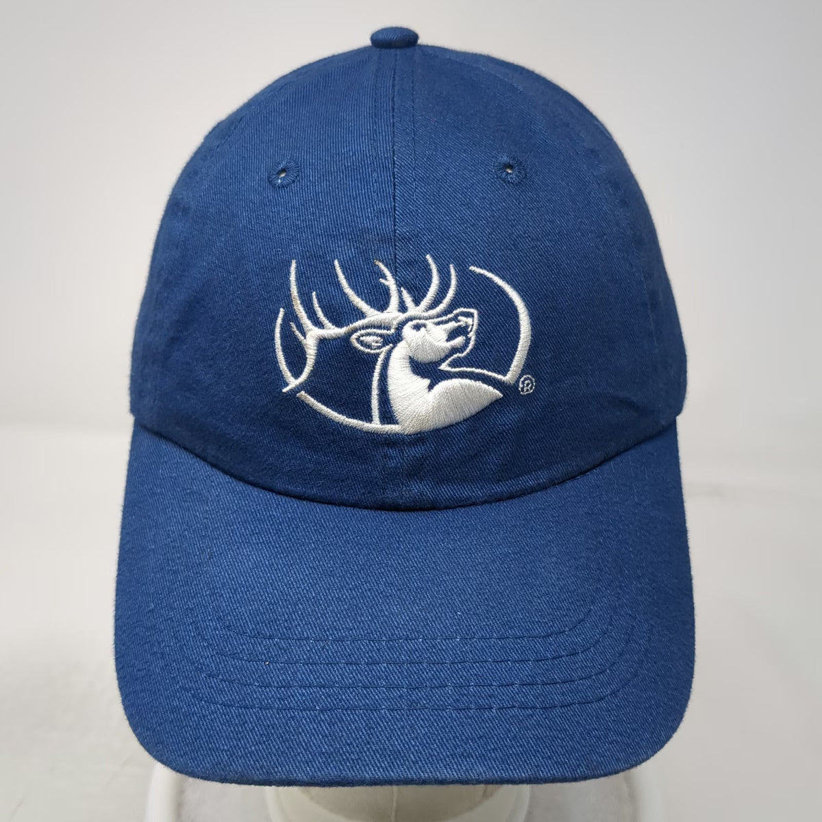Browning Baseball Cap Blue One Size Volunteer Buckmark Logo Hat Cotton Strapback