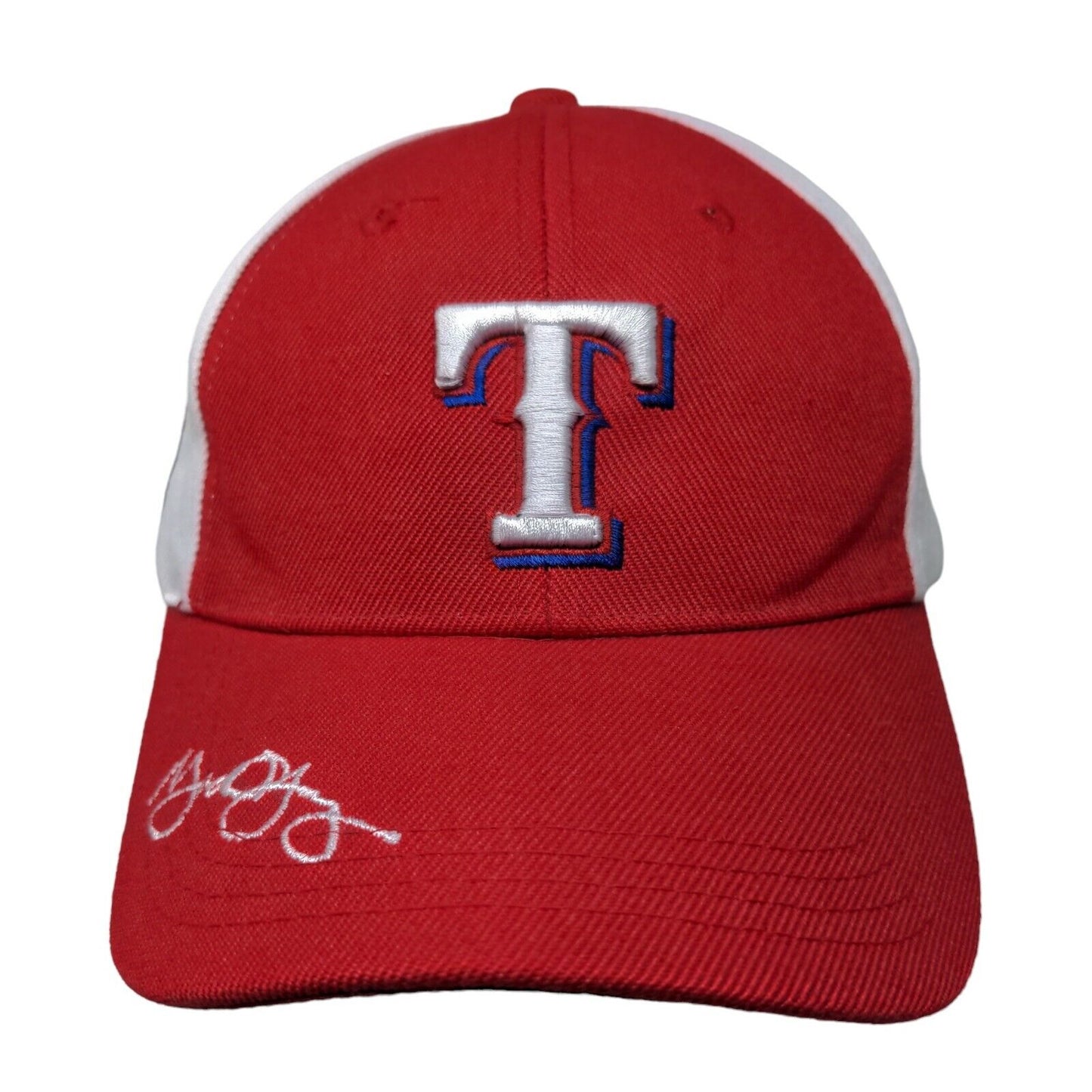 Coca Cola Mens Strapback Hat Multicolor Size OSFM Texas Rangers Embroidered Logo
