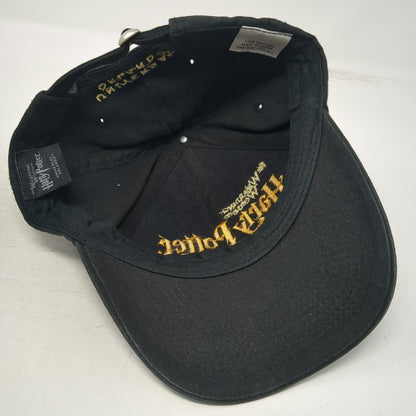Wizarding World of Harry Potter Baseball Cap Black OSFM Slideback Hat Universal