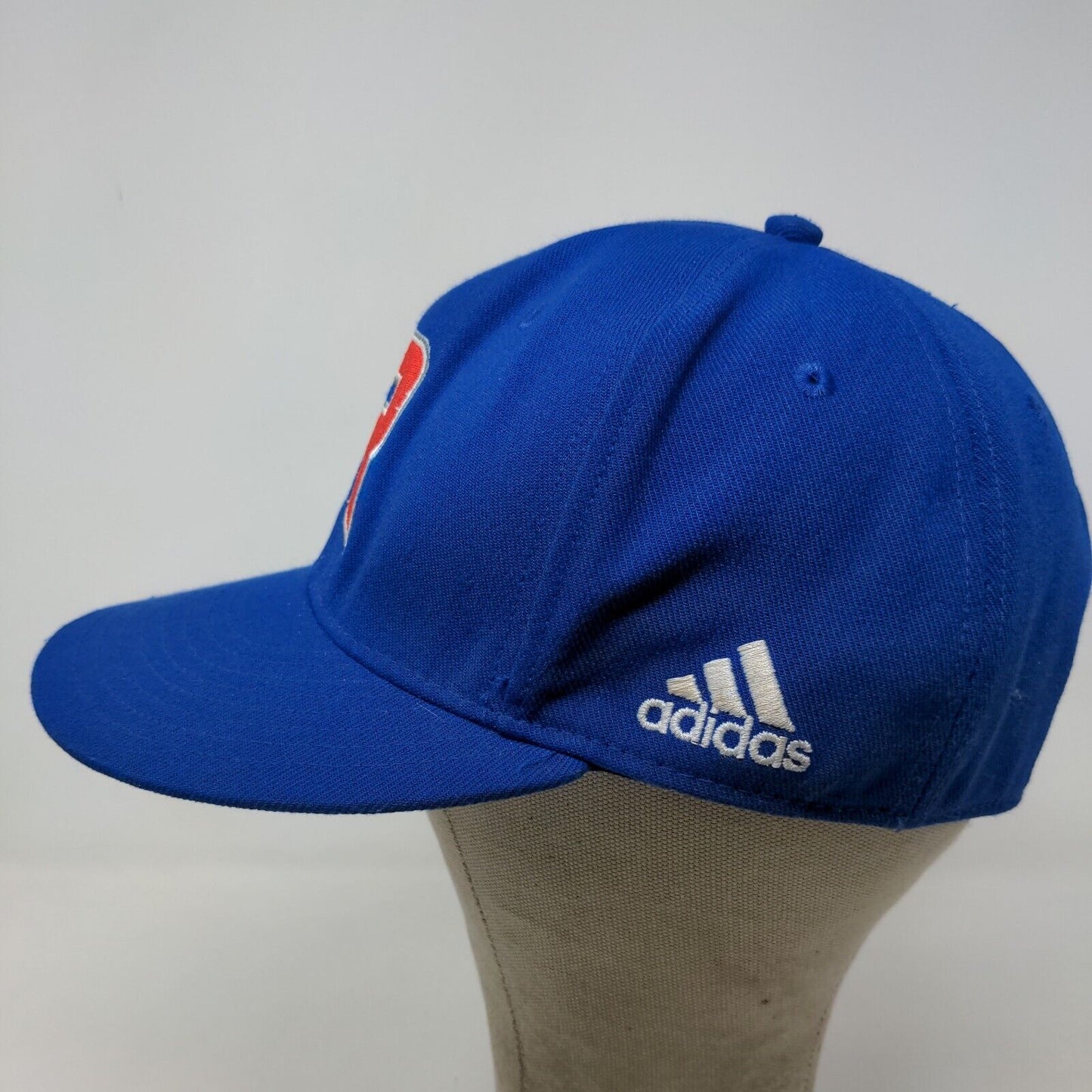 Adidas Superflex Men's Fitted Hat Blue Embroidered Rebels Logo