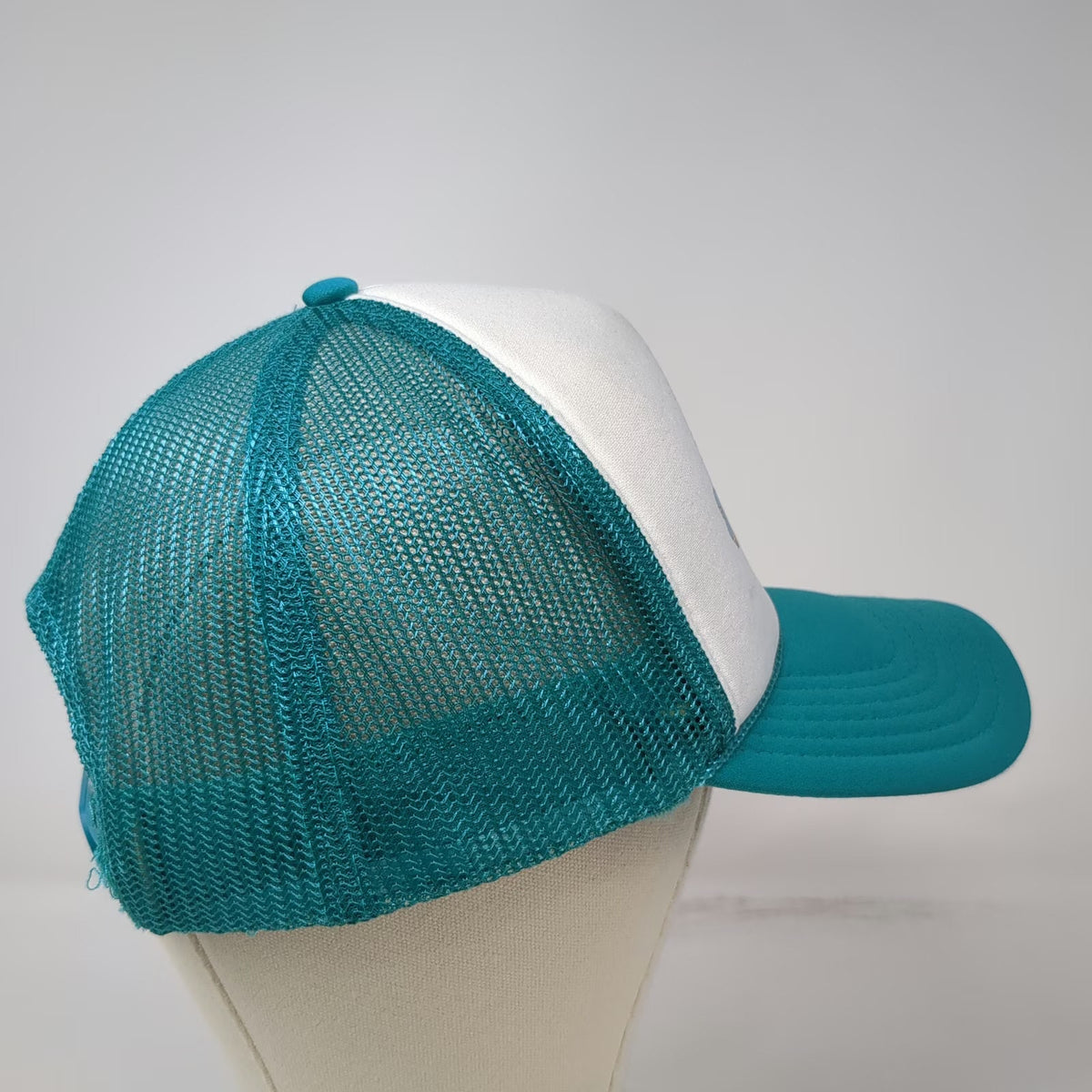 Otto Trucker Hat Blue White OSFM Snowport Bobsled League Foam Mesh Snapback Hat