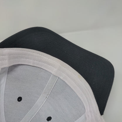 Richardson Snapback Trucker Hat Black One Size Adjustable Mesh Back 6 Panel