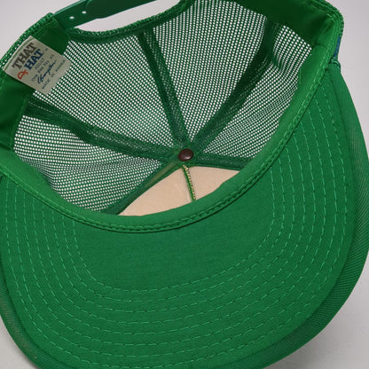 That Hat Trucker Hat Green One Size I Soloed At Evergreen Airplane Mesh Back