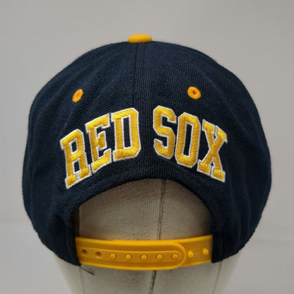 Boston Red Sox MLB 47 Brand Snapback Blue Yellow One Size Hat Green Underbrim