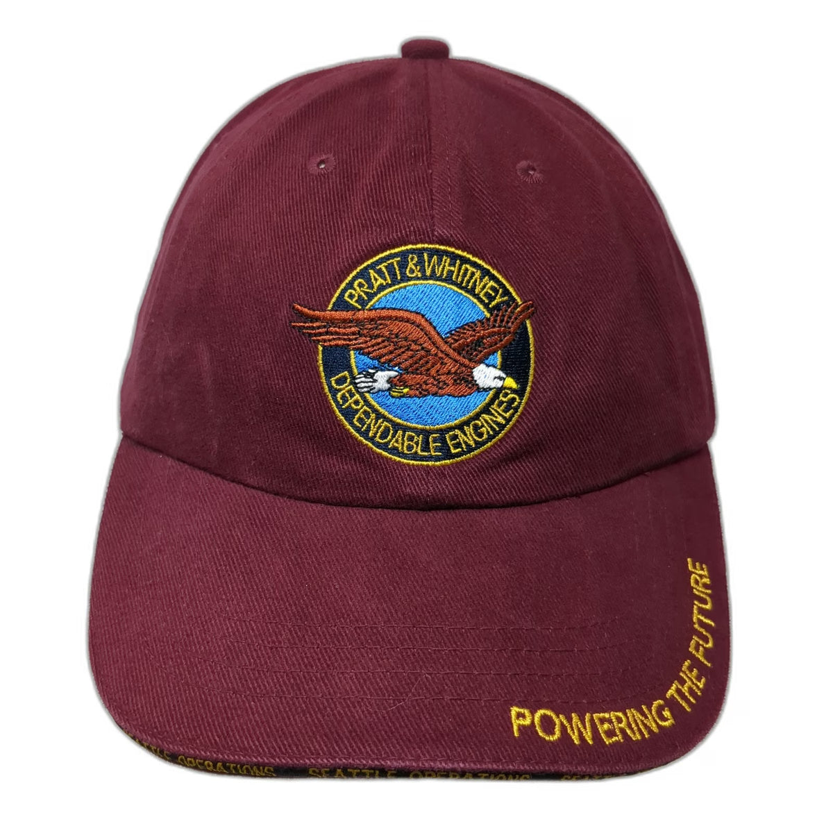 Fersten Worldwide Pratt & Whitney Red Baseball Cap One Size Eagle Seattle Hat