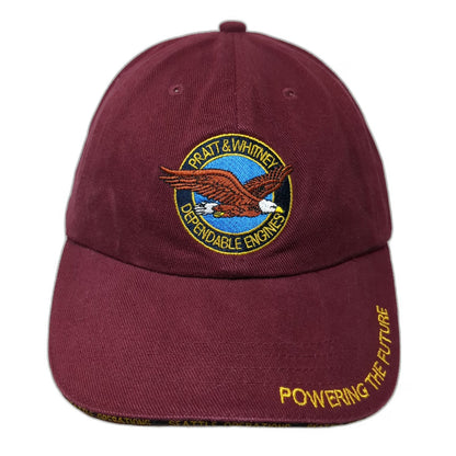 Fersten Worldwide Pratt & Whitney Red Baseball Cap One Size Eagle Seattle Hat