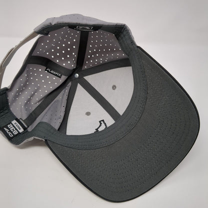 Power Plus Inc Idaho Snapback Hat Gray M/L Flexfit Breathable Richardson