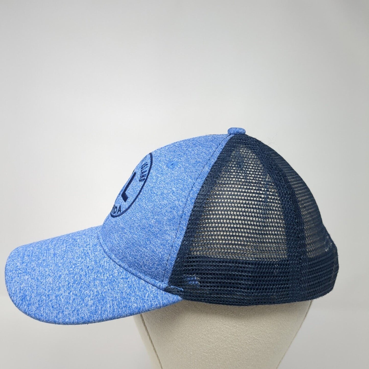 Anna Maria Island FL Florida Snapback Trucker Hat Blue OS Adjustable Mesh Back