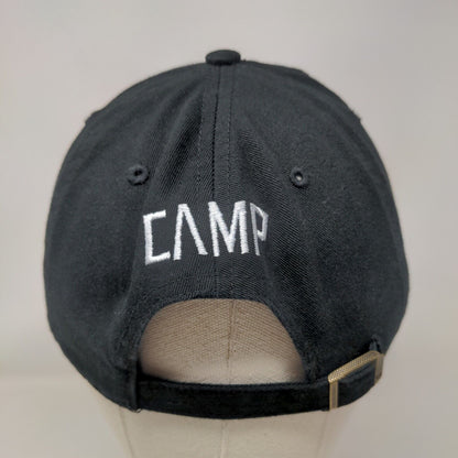 Rainbow Camp Slideback Hat Black OSFA Embroidered 6 Panel '47 Brand