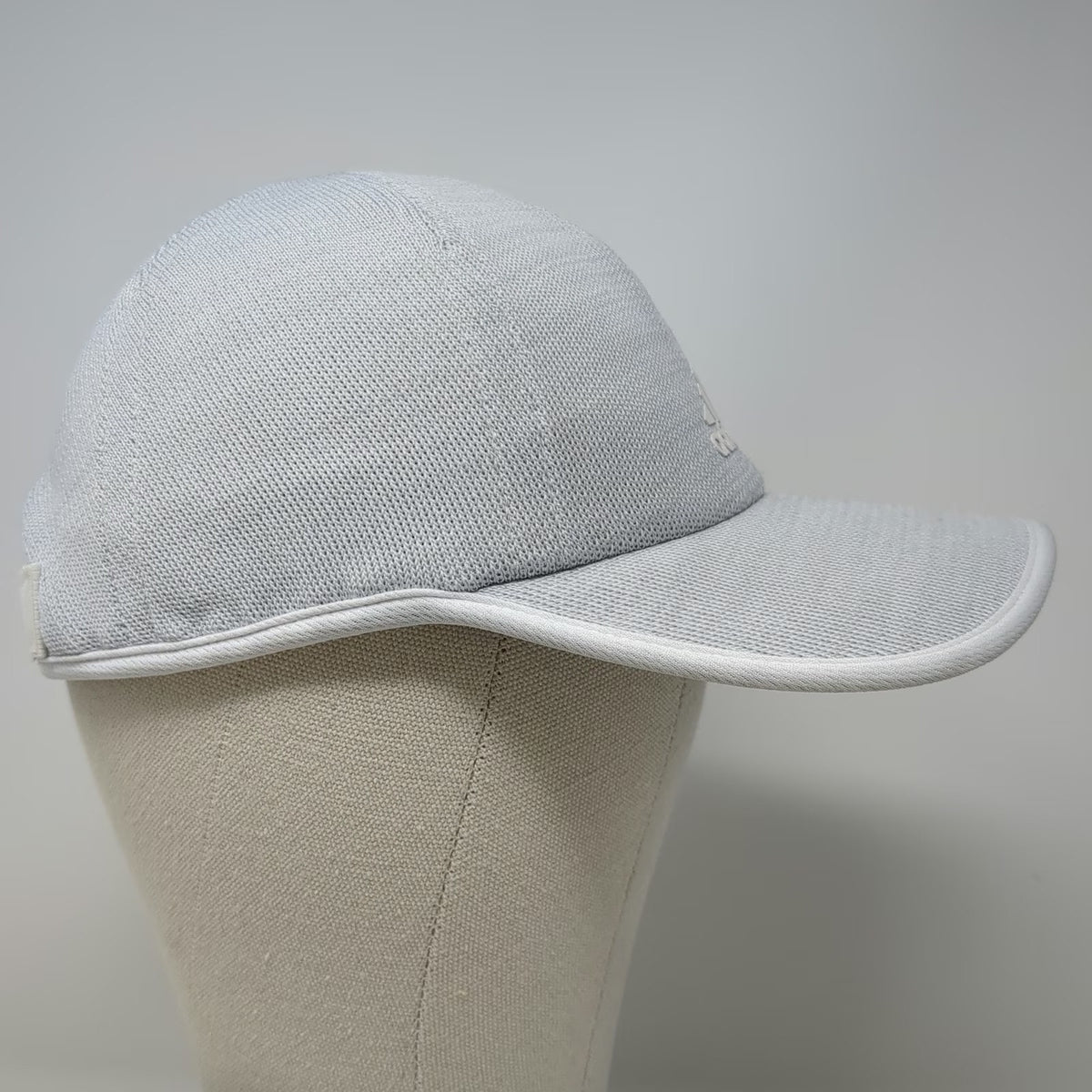 Adidas Baseball Cap Gray One Size ClimaCool Breathable Adjustable Strapback Hat