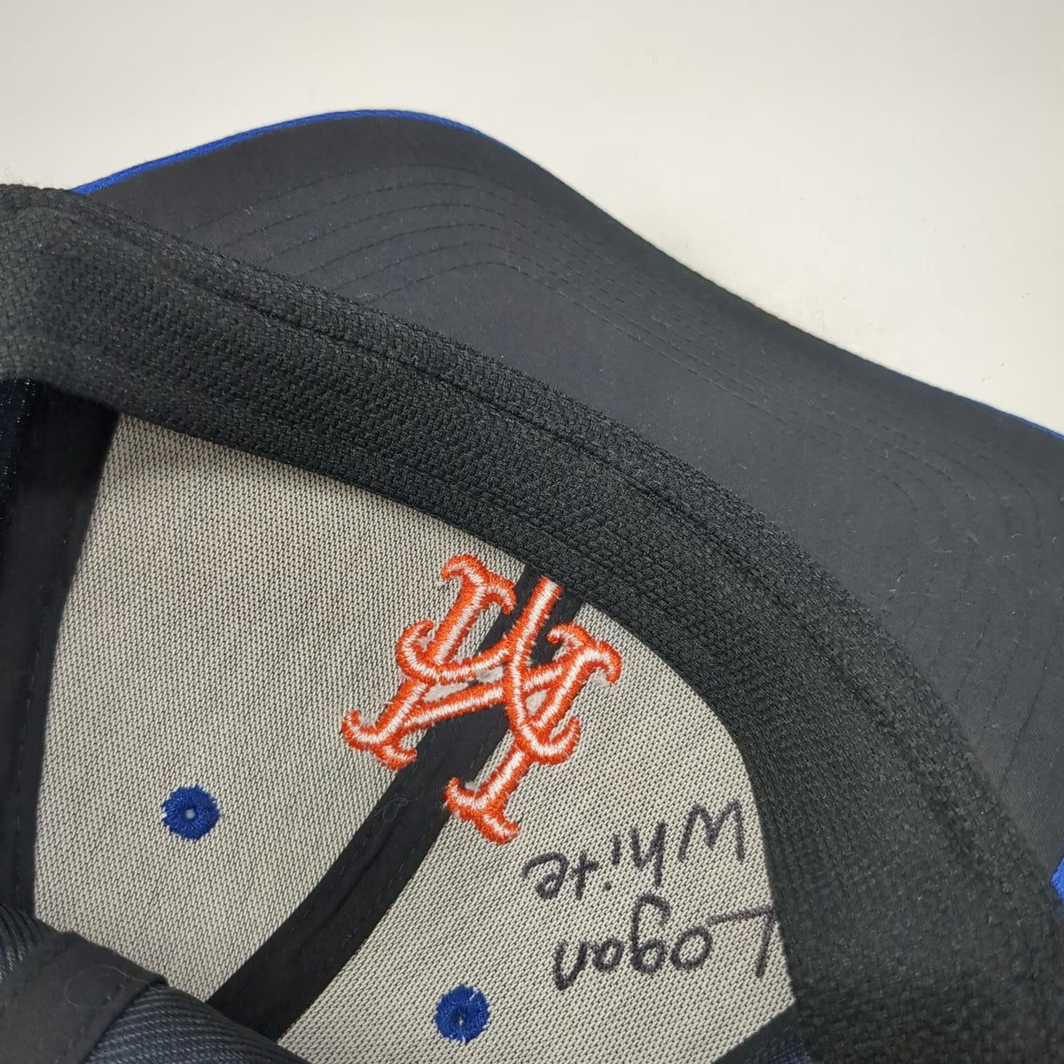 OC Sports New York Mets MLB Blue One Size Baseball Cap Hat Embroidered Strapback