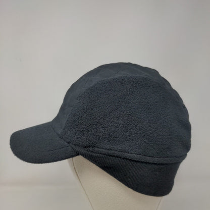 Unbranded Youth Trapper Hat Black Size 4-7 Fleece Quilted Black Polyester