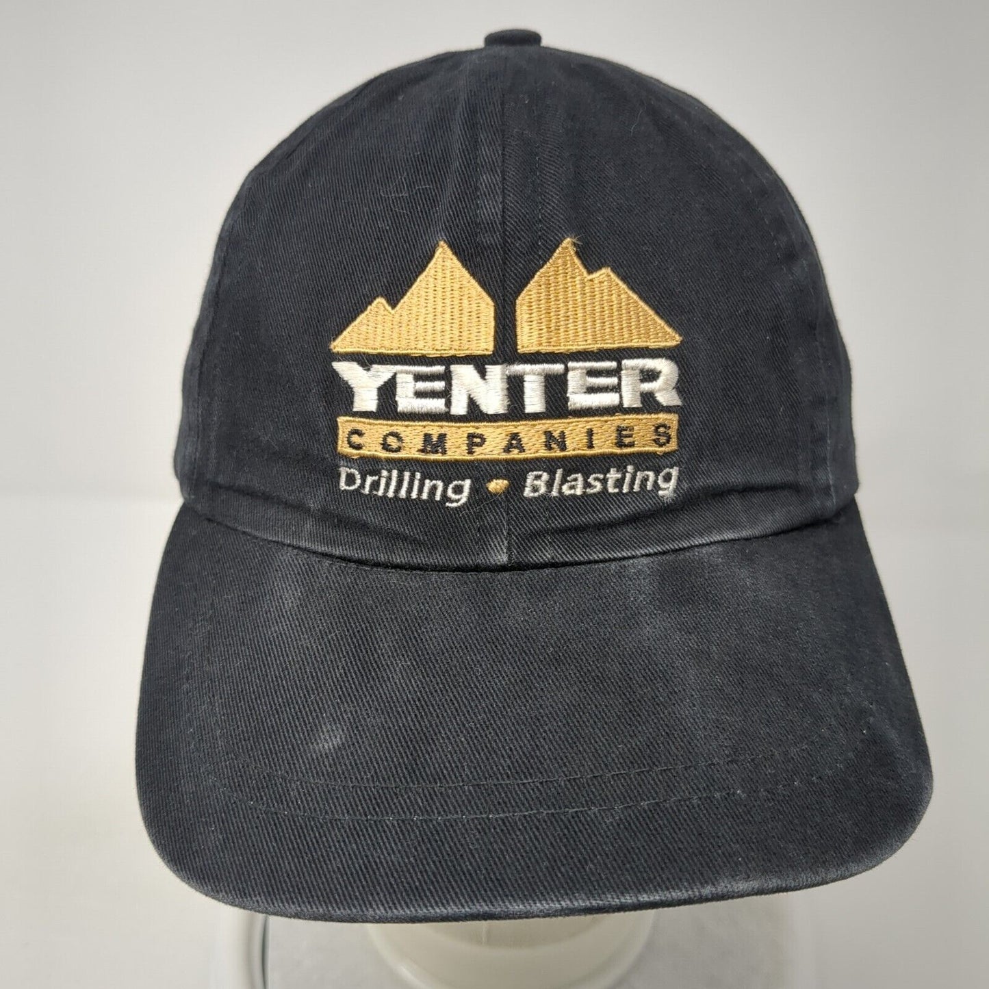 Yenter Companies Drilling Blasting Slideback Hat Black OS Adjustable Embroidered