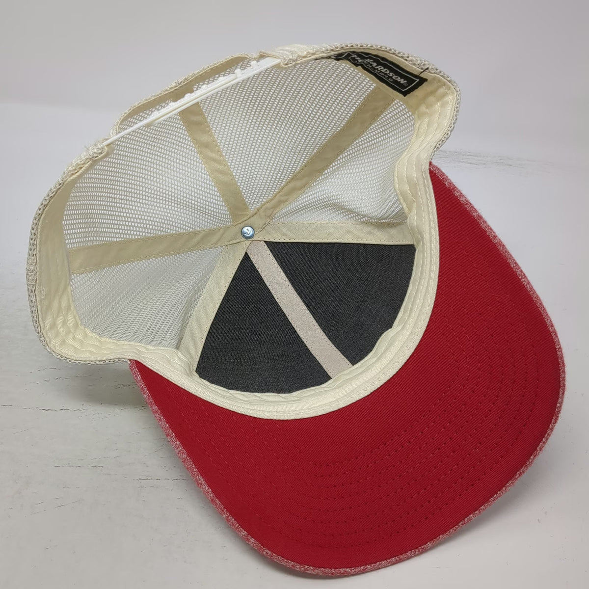Richardson Trucker Hat Red White L NFR National Finals Rodeo Las Vegas Mesh