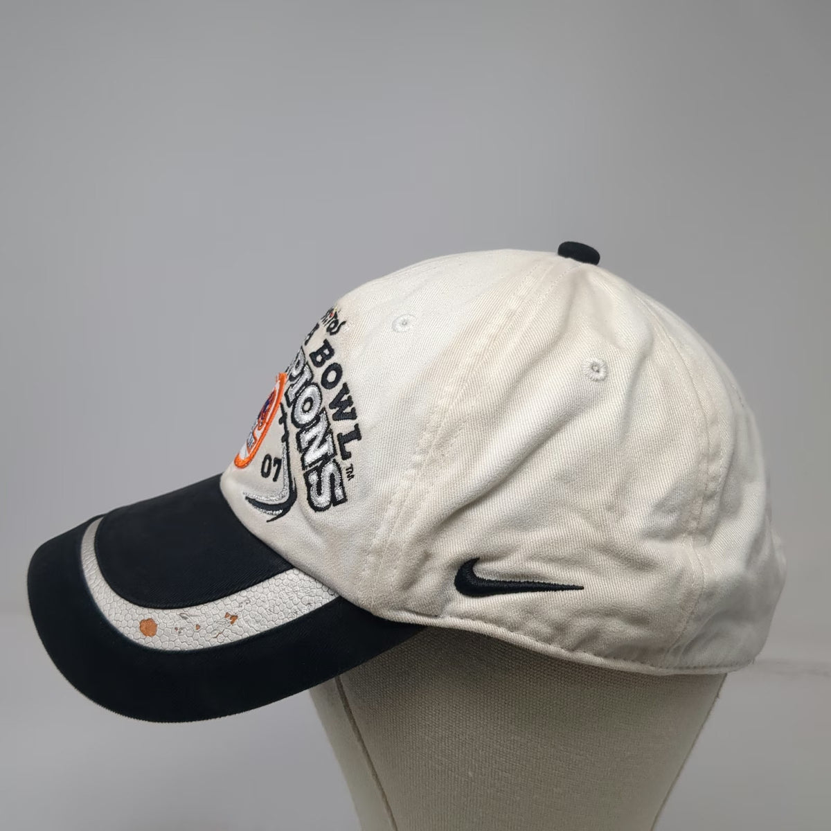 Nike Boise State Broncos NCAA White One Size Fiesta Bowl Champions Hat Cap