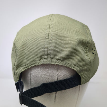 Smith 1965 5 Panel Green One Size Laser Cut Polyester Strapback Hat Outdoor