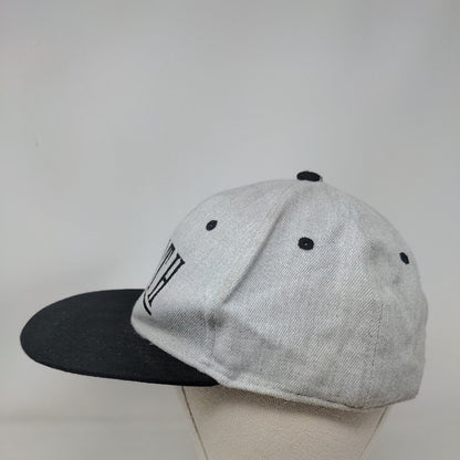 Truth Snapback Hat Gray OSFA Embroidered Adjustable 6 Panel Colorblock
