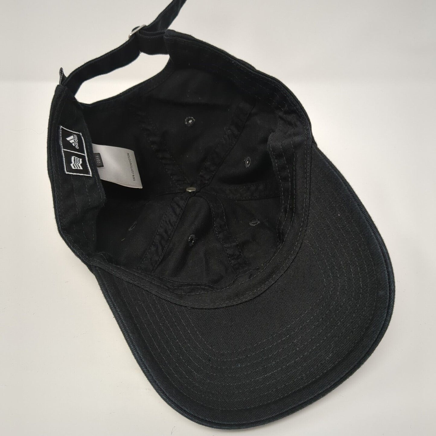 Adidas Washington Trust Bank Slideback Hat Black One Size Adjustable Embroidered