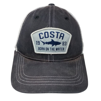 Costa Born On The Water Snapback Mesh Back Trucker Hat Blue One Size