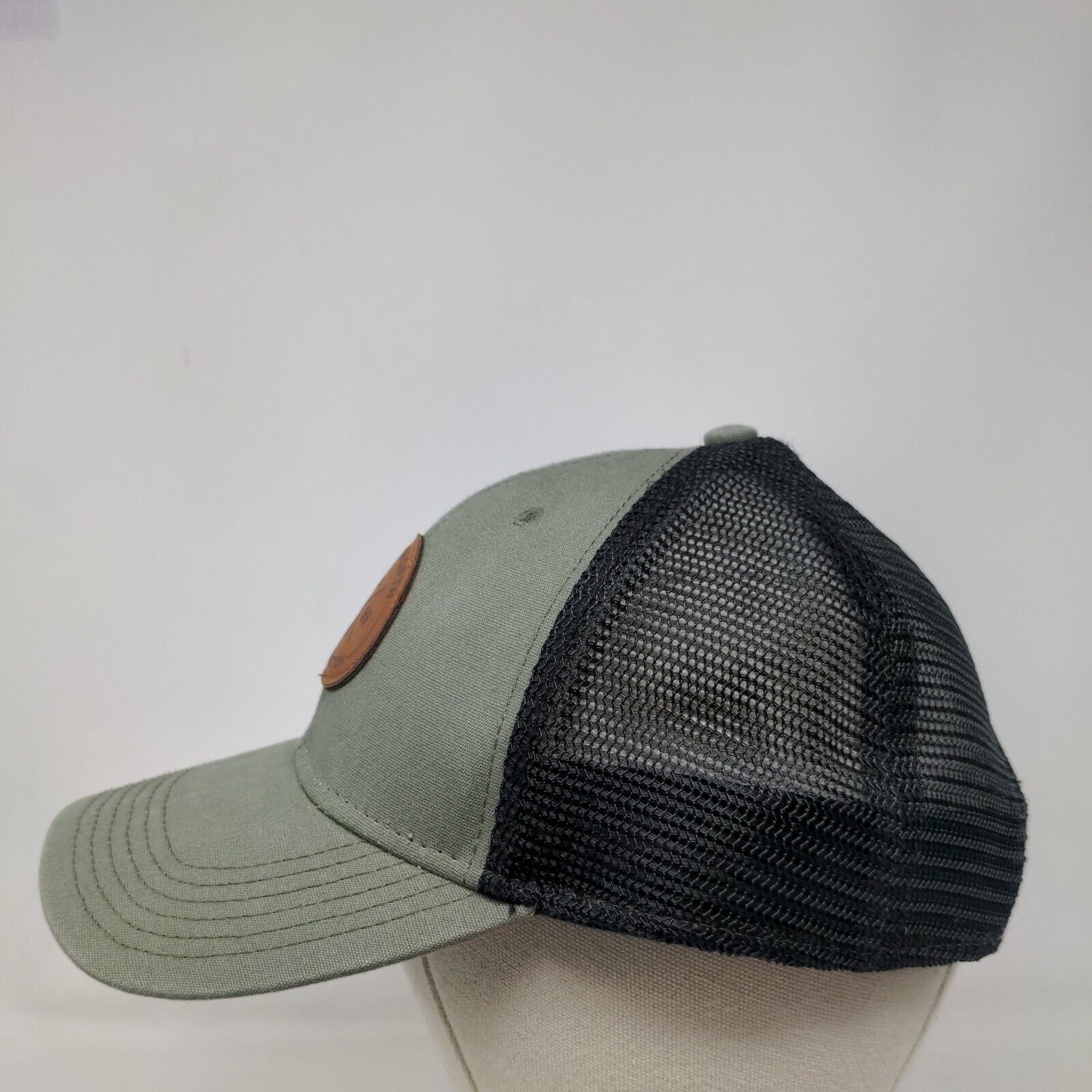 Leavenworth Washington Snapback Trucker Hat Multi One Size Leather Patch