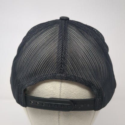 Brixton Custom Quality Snapback Trucker Hat Black One Size Mesh Back