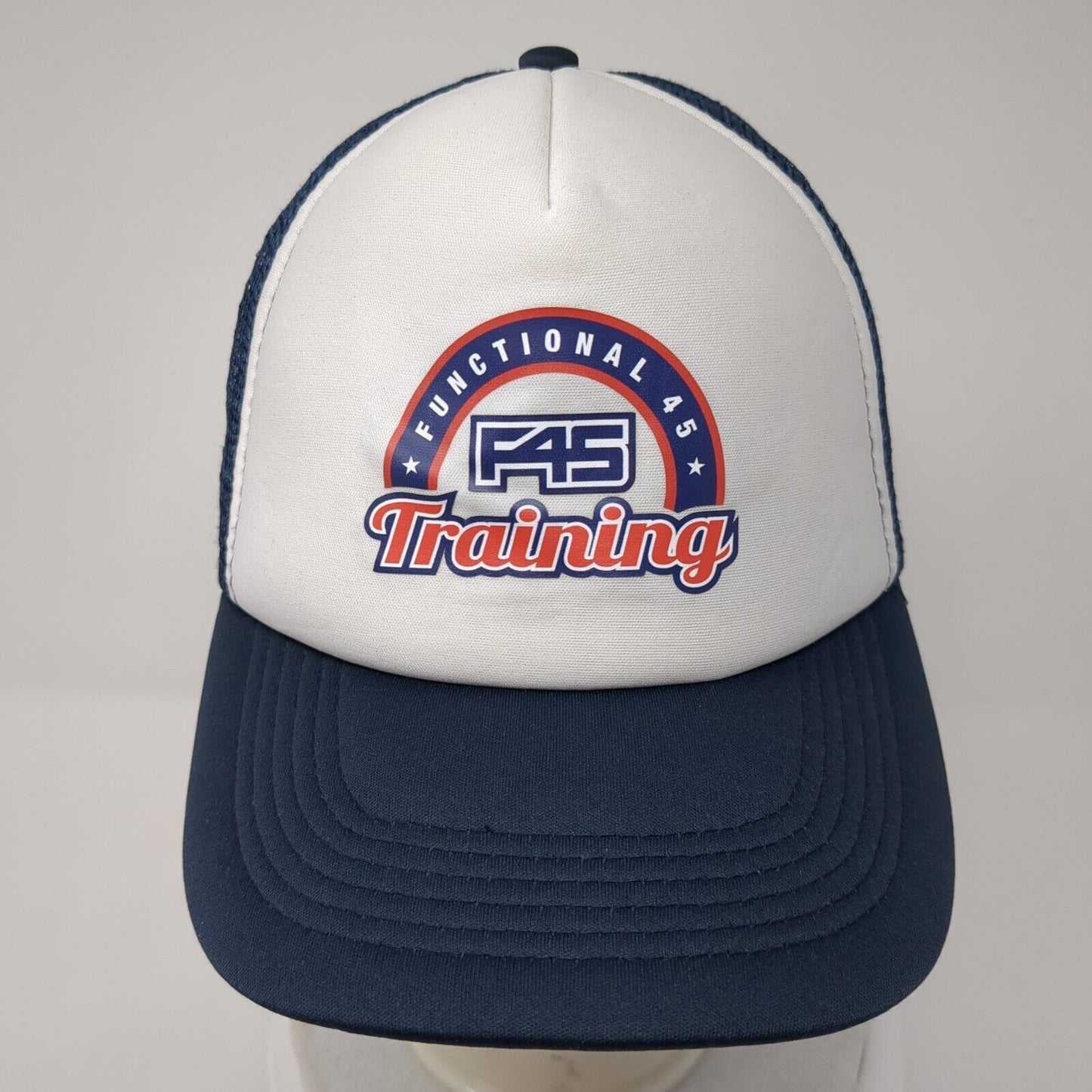 Functional F45 Training Snapback Mesh Back Trucker Hat Blue One Size